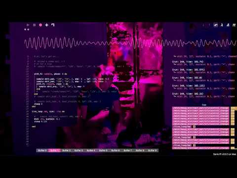 Sam Aaron Live Coding Practice