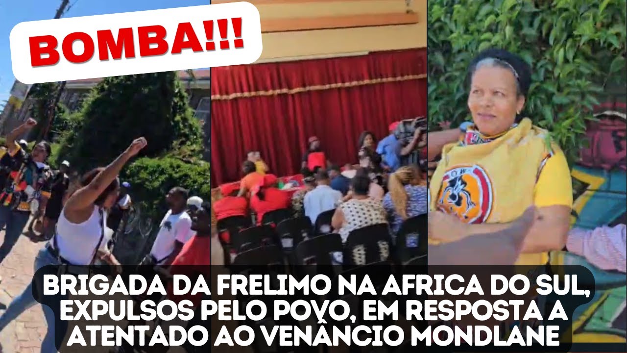 MILITANTES DA FRELIMO HUMILHADOS PELOS MOÇAMBICANOS NA AFRICA DO SUL, TIVERAM QUE SAÍR AS PRESSAS