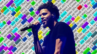 J. Cole, A Tale Of 2 Citiez | Rhyme Scheme Highlighted