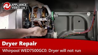 Whirlpool Dryer Repair — Will Not Power On (Drive Motor)
