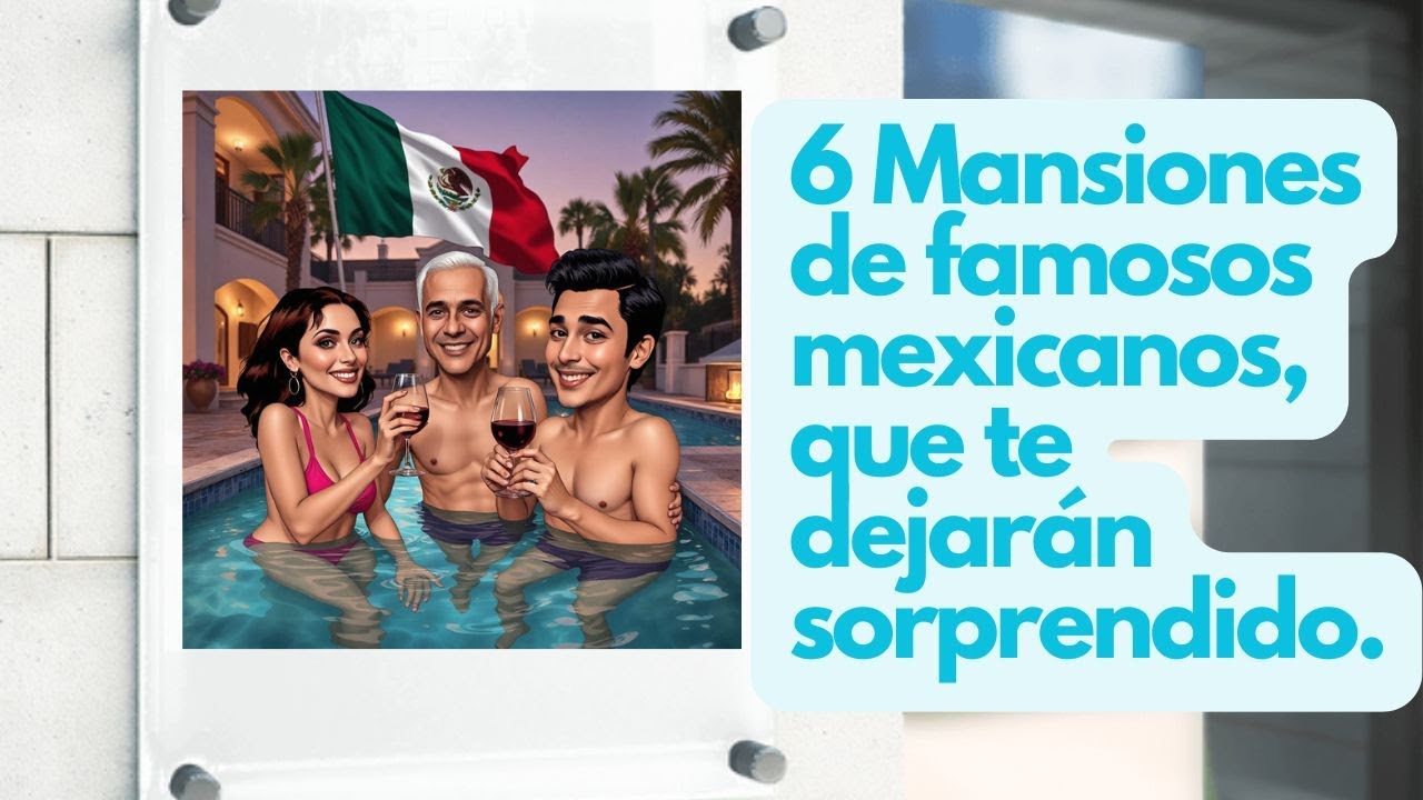 Canal Seis Cosas PRESENTA: 6 Mansiones de FAMOSOS mexicanos que te dejarán SORPRENDIDO