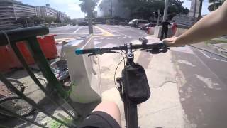 preview picture of video 'GoPro HERO 4 Silver 1080p Superview 60fps Test Singapore Fatbike'