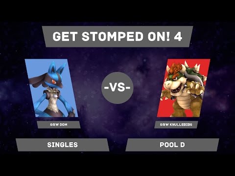 GSO4 PM - S@W | Dom (Lucario) vs S@W | Knullebibs (Bowser) | Singles Pool D