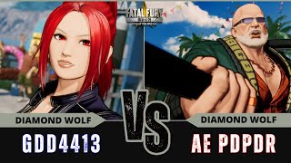 FF:CotW 🐺 GDD4413 (Mai Shiranui) vs AE PDPDR (Mr.Big)⭐Replay Match - FATAL FURY: CotW - 12/25