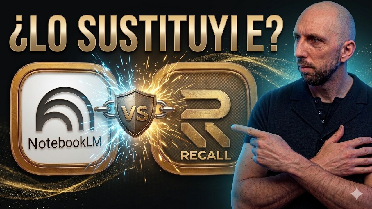 NotebookLM sigue ganando, pero Recall 2.0 aporta algo único