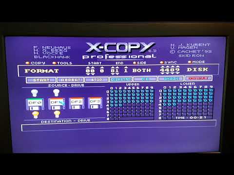 Using XCopy in 2018 on a real Amiga 500