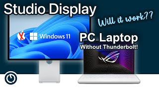 Studio Display with Windows and no Thunderbolt... 🤔