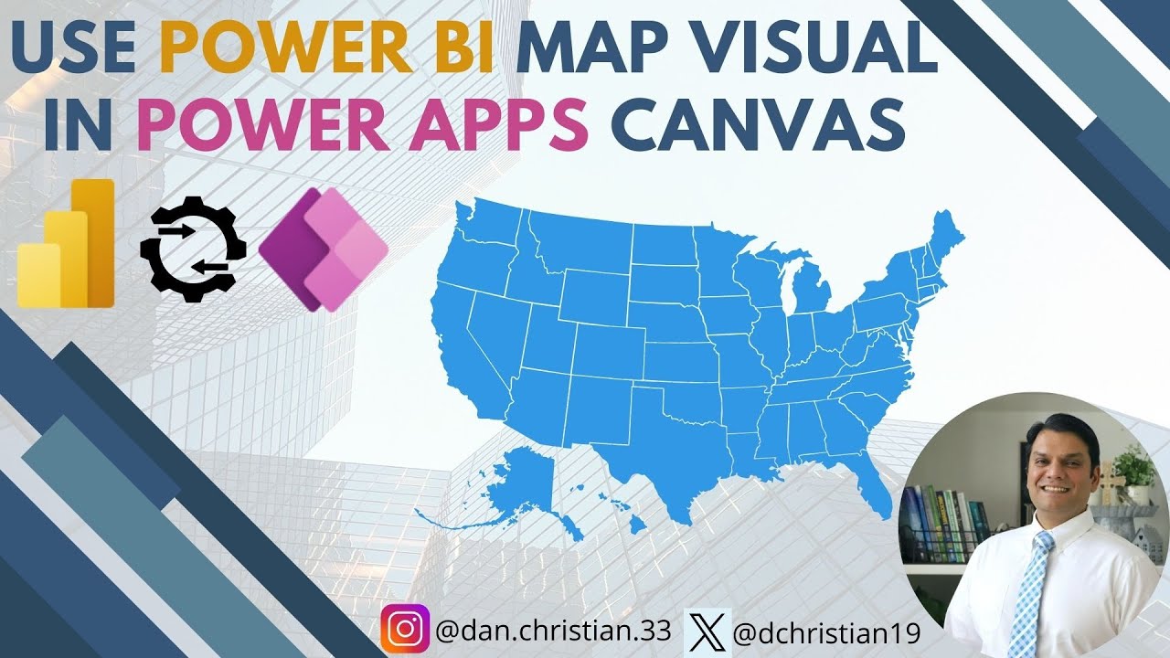 How to use Canvas Apps with Power BI Map Visuals