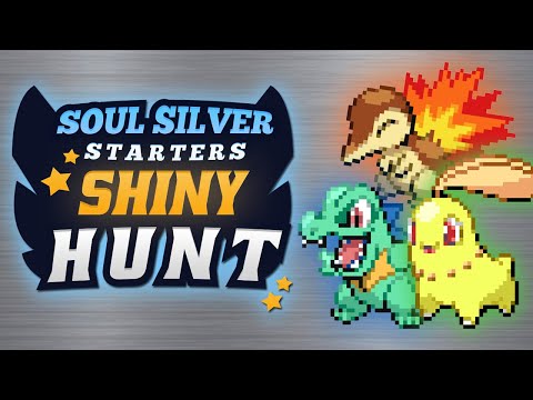 Pokemon SoulSilver Starters Shiny Hunt - 6,300+ Resets - LIVE