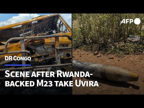 Video | Aftermath of fighting in Uvira after M23 fighters seize key eastern DRC city | AFP