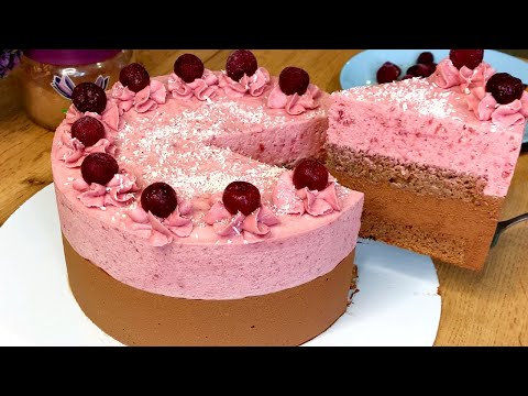 Mousse cake "Cherry in chocolate" recipe // How to make a cake
