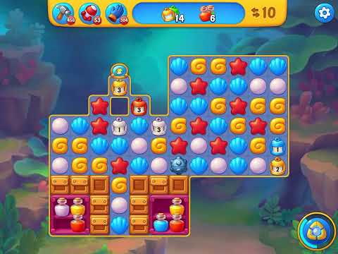 Fishdom level 7275 no boosters フィッシュダム ノーマル [Friend's]