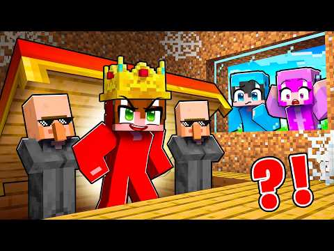 I Became a KING And Hid It From POOR Friends in Minecraft!