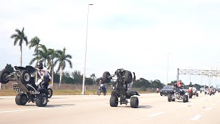 1000+ dirk bikes and ATV'S take over Miami streets
