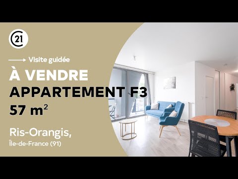 Appartement F3 57 m² à vendre - Ris-Orangis, Île-de-France (91) - Century 21 Avantage Immo
