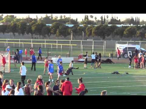 OpenB 300m H vs Servite & Rosary 3-9-16 - Los Alamitos Boys