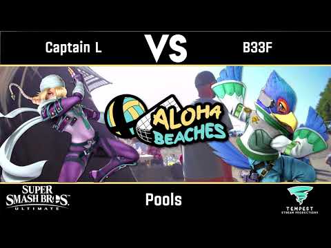 Captain L (Sheik) vs B33F (Falco) - Aloha Beaches - Singles Pools
