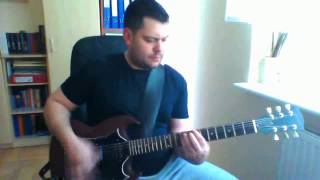 Drain STH - Crack the Liar&#39;s Smile (electric guitar cover by bart fys)