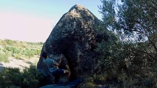 Video thumbnail of Problem 6 (Albagés - Els Camps), 5+. El Cogul