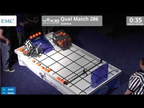 VEX Worlds 2016 - VEXIQ Middle School - Science - Qual 286 (929D 4029A) 108