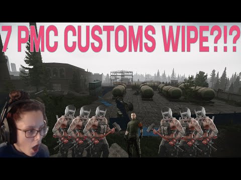 7 PMC kill Customs lobby WIPE!! | Full Raid Friday | Escape from Tarkov |