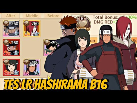 AKHIRNYA HASHIRAMA B16! COMBO FULL ELEMEN TANAH PAKE 3 HEALER - NINDO FIRE WILL GAMEPLAY