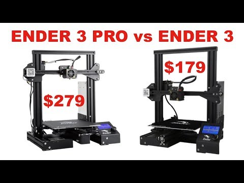 Creality Ender 3 PRO vs Creality Ender 3 - Is it worth $100?