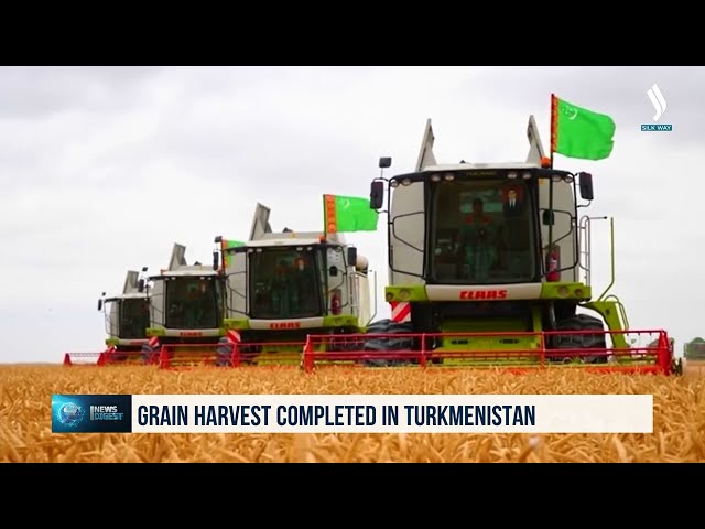 Түрікменстанда астық жинау жұмыстары аяқталды