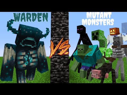Insane Mob Battle: Warden vs Mutant Monsters!