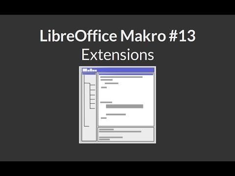 LibreOffice Makro - Erweiterungen (Extensions), BundesGit für LibreOffice