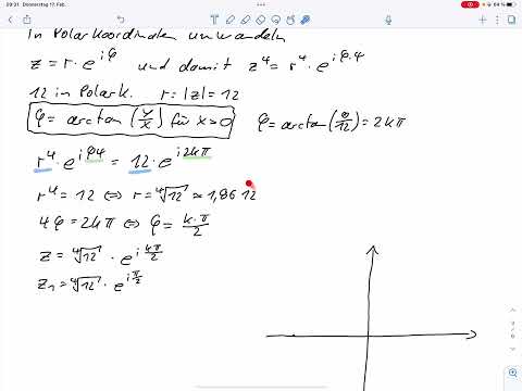 A3 – Komplexe Zahlen – Gleichung lösen (Klausur WiSe 21-22)