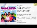 Sing-Along & Learn - SALAMAT PO PANGINOON - Teacher Cleo & Kids (Original Minus One)