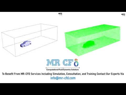 Car (AUDI) External Airflow CFD Simulation