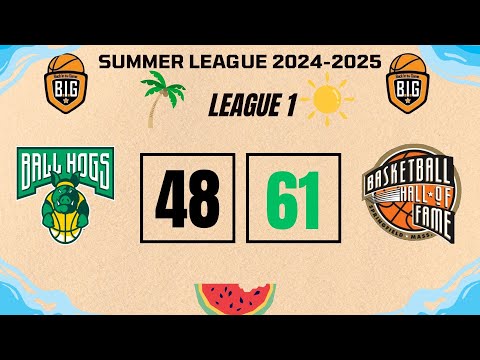 Ball Hogs 48-61 Naismiths Pioneers- (SummerLeague1-15/06/2025)