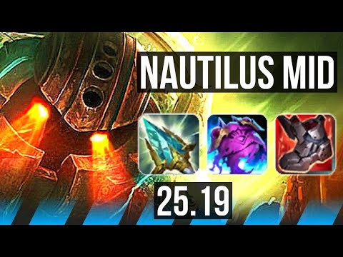 NAUTILUS vs KATARINA (MID) | 40k DMG | EUW Master | 25.19