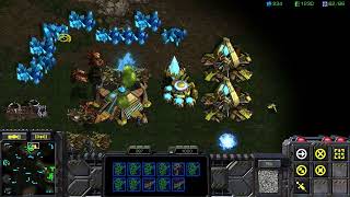 Brood War 2024-07-19 우리편 2분만에(일꾼+3성큰)죽고 2대3 운영
