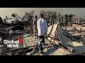 LA wildfires Families return to ash, rubble in devastated Palisades neighbourhood.mp4