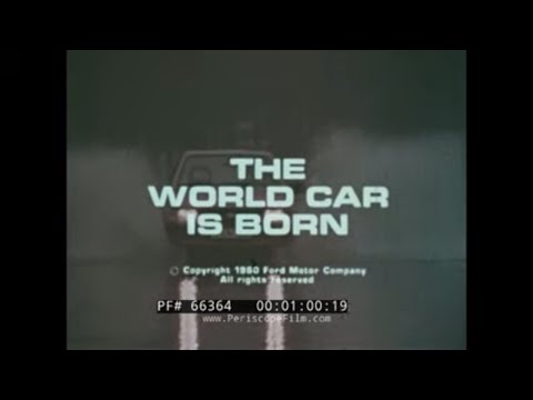 1980 FORD PROMO FILM “THE WORLD CAR IS BORN”  FORD ESCORT & MERCURY LYNX   ECONOMY AUTOMOBILE  66364