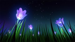 Relaxing Sleep Music and Night Nature Sounds: Soft Crickets, Beautiful Piano, Fall Asleep Fast