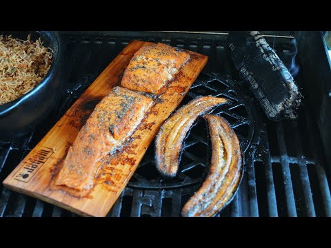 Cedar Wood Smoked Salmon & Plantain recipe - includes a bonus recipe