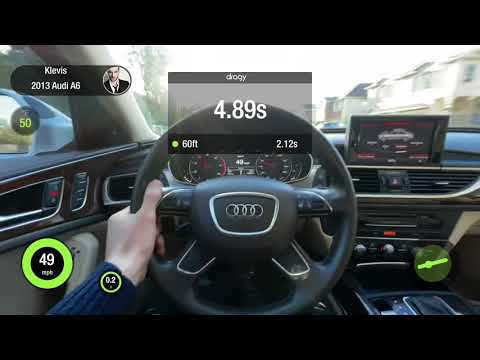 2013 Audi A6 3.0T Stock 0-60