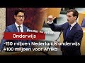 Baudet vs Jetten: -150 miljoen voor Nederlands onderwijs, +100 miljoen voor Afrika