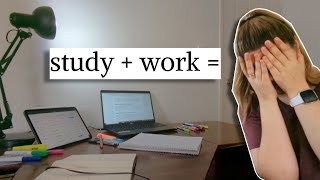 how to study while working full time (realistic)