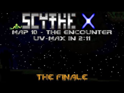 (Doom II) Scythe X: Map 10 - The Encounter (UV-Max Speedrun in 2:11)