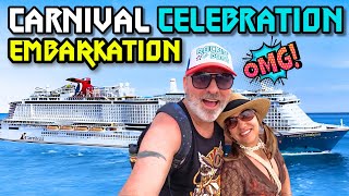 Carnival Celebration Embarkation Vlog | 2024