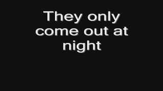 Lordi - They Only Come Out At Night (lyrics) HD