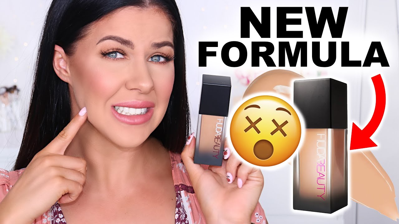 NEW HUDA BEAUTY FOUNDATION!! FAUX FILTER LUMINOUS MATTE REVIEW & WEAR TEST!!