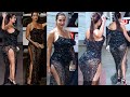 Super Boombastic Malaika Arora Flaunts Her Huge Back In Transparent Black Outfit At Farhan Wedding