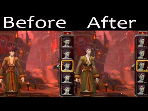 Faces of the New Female Undead Model - Before and After [WoD Beta]