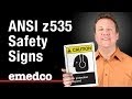 ANSI z535 Safety Sign Format Explained